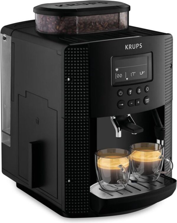 Koffie Krups Essential EA8150 - Volautomatische espressomachine - Zwart