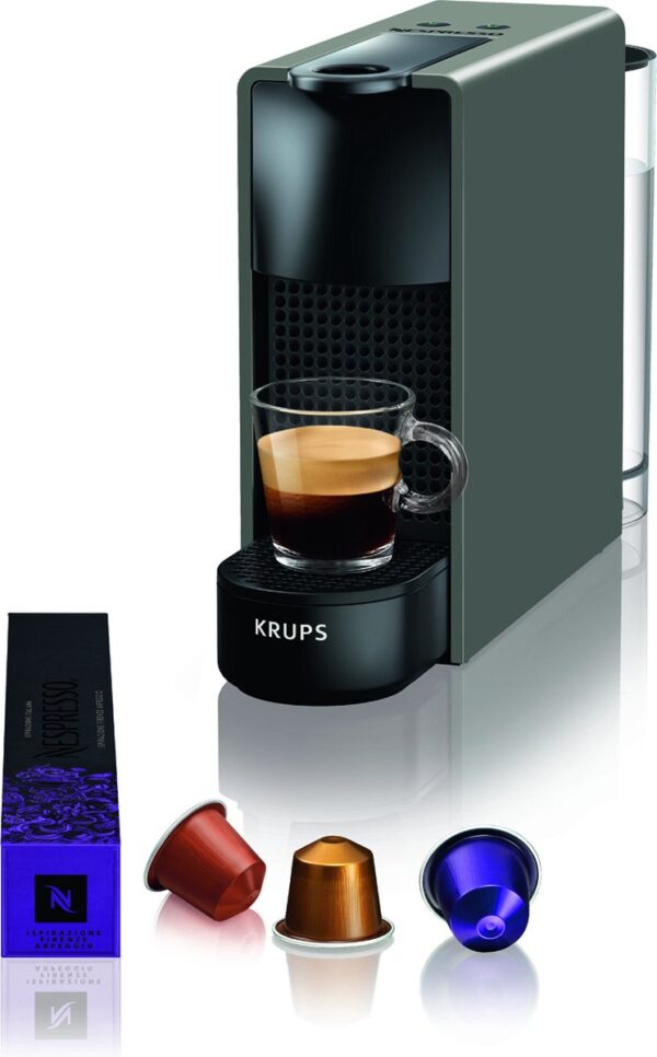Koffie Krups Nespresso Essenza Mini XN110B - Koffiecupmachine - Grijs