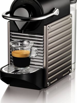 Koffie Krups Nespresso Pixie XN304T - Koffiecupmachine - Titanium
