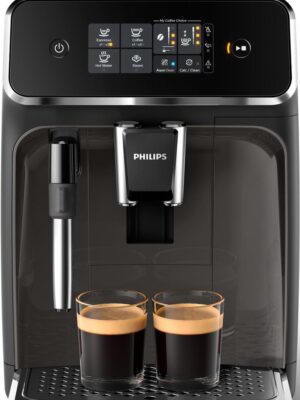 Koffie Philips 2200 Serie EP2224/40 - Espressomachine - Zwart/Grijs & RVS