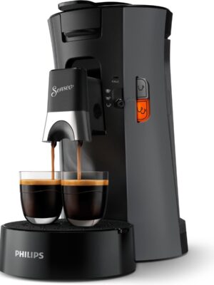 Koffie Philips Senseo Select CSA230/50 - Koffiepadapparaat - Donkergrijs