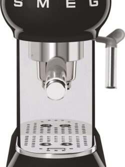 Koffie SMEG ECF01BLEU - Handmatige espressomachine - Zwart - Stoompijp