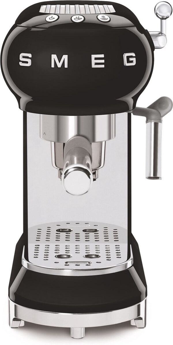 Koffie SMEG ECF01BLEU - Handmatige espressomachine - Zwart - Stoompijp