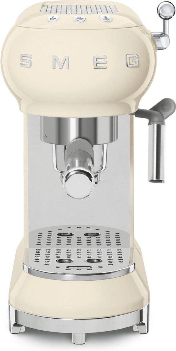 Koffie SMEG ECF01CREU - Handmatige espressomachine - Crème - Stoompijp