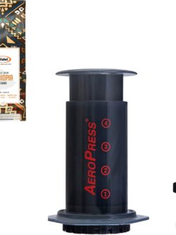 Koffie Aeropress Coffee Maker + Bristot Ethiopia Sidamo single origin koffiebonen