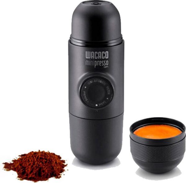 Koffie Wacaco Mini Espresso GR - Portable Koffie Maker - Koffie Maker voor Onderweg - Zwart
