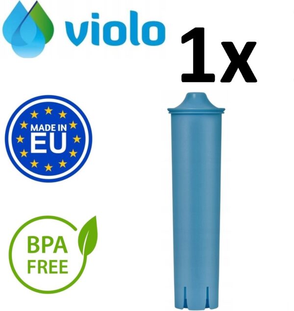 Koffie 1 x VIOLO waterfilter voor Jura koffiemachines - vervanging voor het Jura Claris Blue filter.
