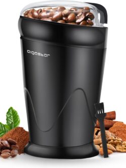 Koffie Aigostar Breath 30CFR - Elektrische Koffiemolen - Koffiebonen maler - Kruidenmolen - Coffee Grinder - Zwart
