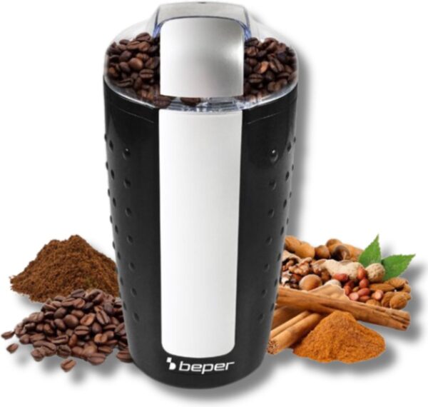 Koffie Beper Koffiemolen - Elektrische Koffiemolen - Koffiebonen Maler - Kruidenmolen - Coffee Grinder - Zwart