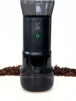 Koffie JOR Products® Accu Koffiemolen - Koffiebonen - Voorraadpot - Espresso - Koffiebonen Maler - Koffiepot - 25Maalstanden - Travel - Reis - Camping
