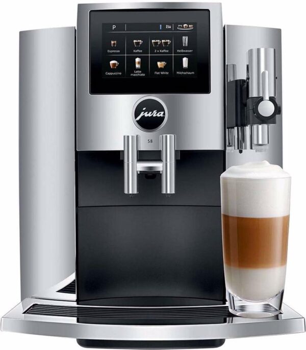 Koffie JURA espresso apparaat S8 EA (Chroom)