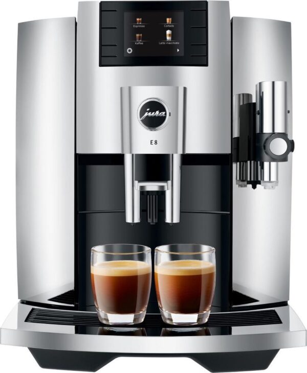 Koffie JURA koffiemachine E8 Chroom 2020 EB