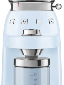 Koffie SMEG CGF01PBEU - Elektrische koffiemolen - Pastelblauw - 30 maalstanden