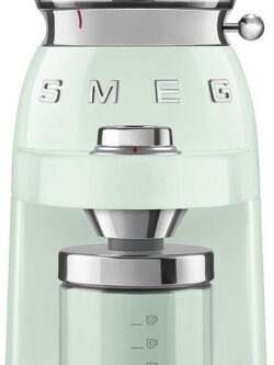 Koffie SMEG CGF01PGEU - Elektrische koffiemolen - Watergroen - 30 maalstanden