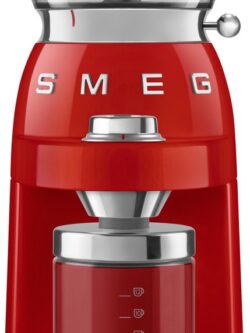 Koffie SMEG CGF01RDEU - Elektrische koffiemolen - Rood - 30 maalstanden