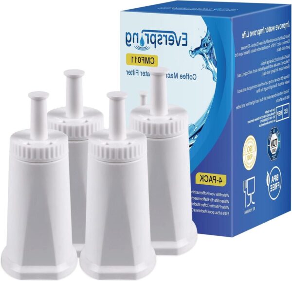 Koffie TÜV SÜD NSF-gecertificeerd Waterfilter voor Jura Koffiemachines - Vervanging Claris Blue Filterpatroon - Compatibel met Jura ENA - 4 Stuks waterfilter