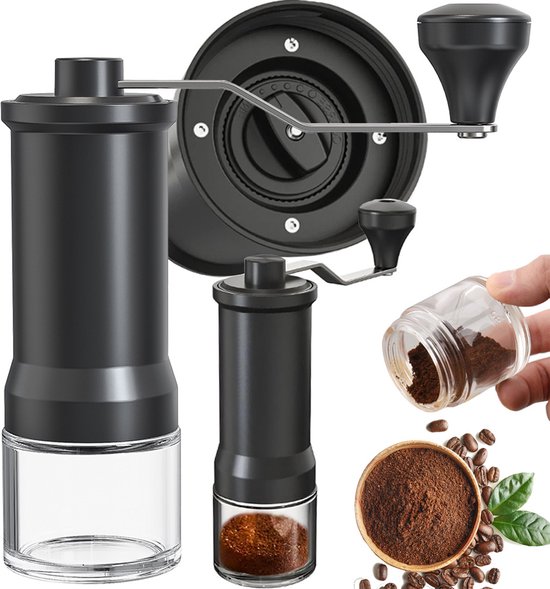 Handmatige koffiemolen zwart