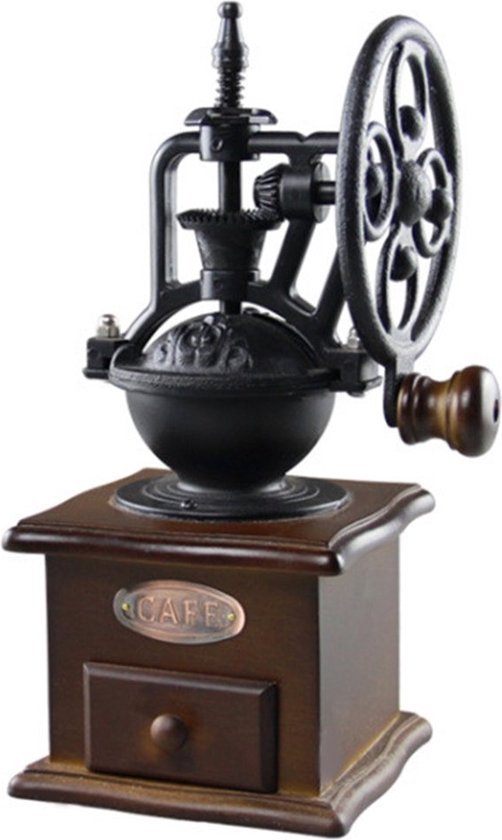 Vintage retro koffiemolen handmatig