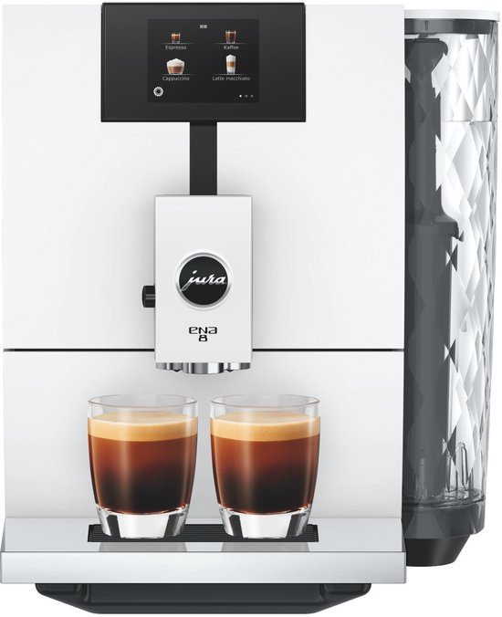 JURA ENA 8 Full Nordic White volautomatische espressomachine